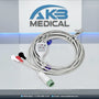 Mindray 12-Pin Reusable 3-Lead ECG Cable