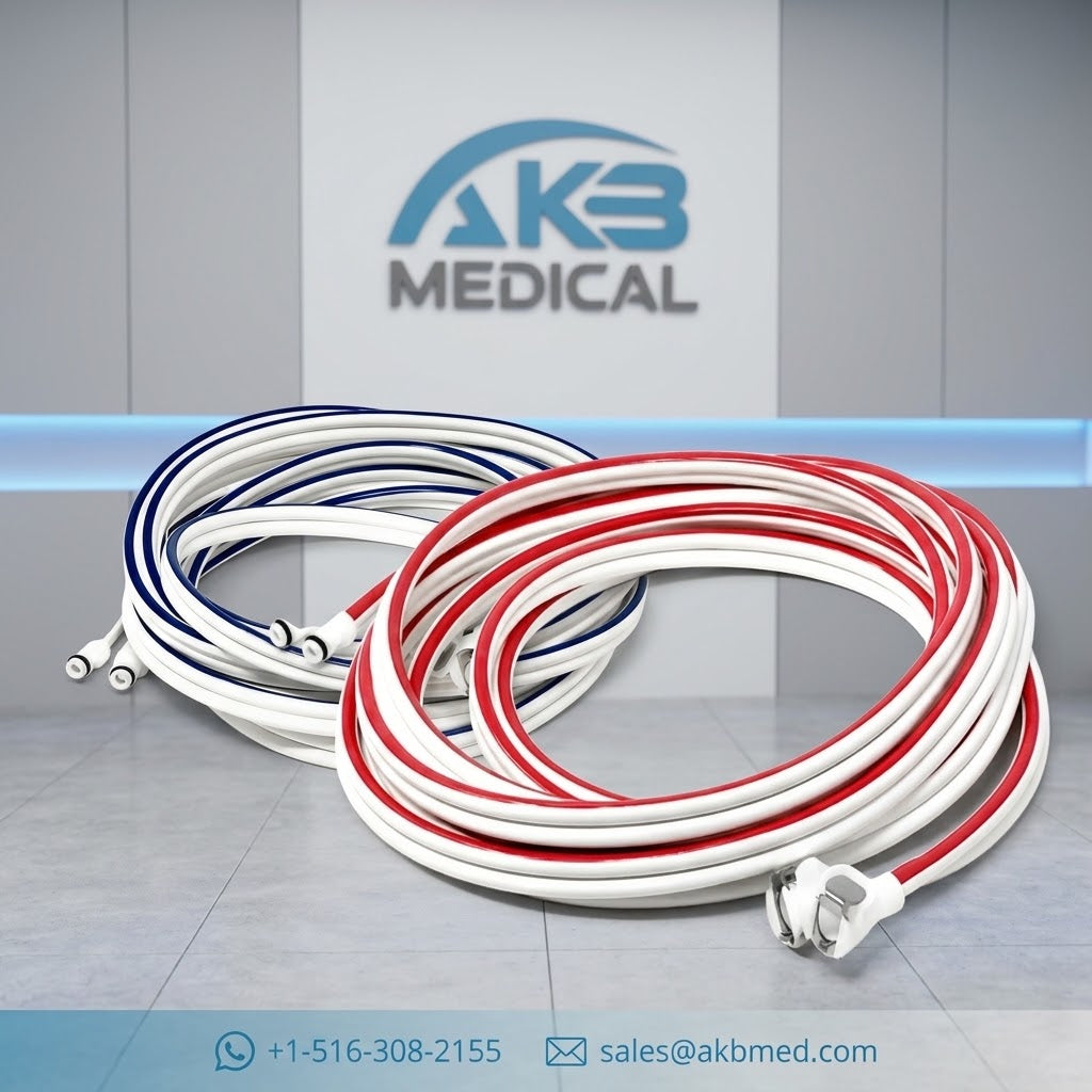 Zimmer Blue & Red Dual Port Hoses