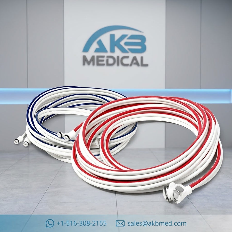 Zimmer Blue & Red Dual Port Hoses