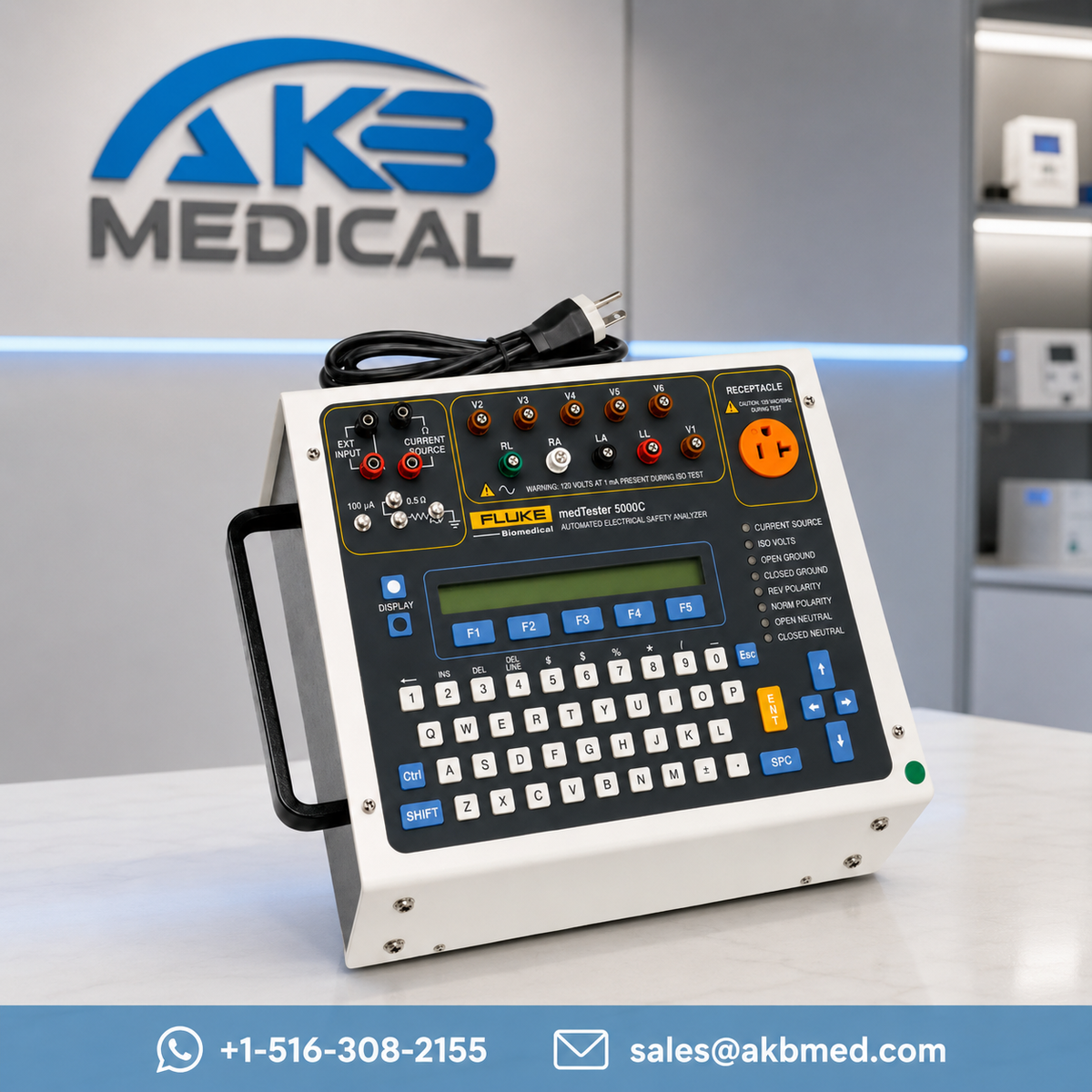 Fluke medTester 5000C Biomedical Electrical Safety Analyzer