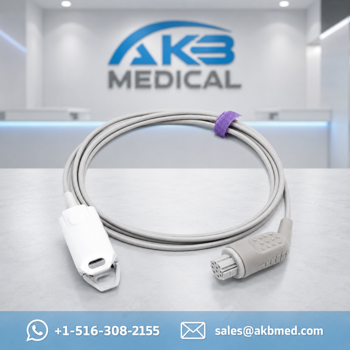 GE Direct Connect SpO2 Finger Sensor Cable